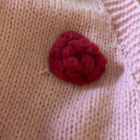 New Heart 3D Cardigan Sweater ~ Sweetest  Knit Valentine's Day ♥️♥️ - Picture 7 of 11